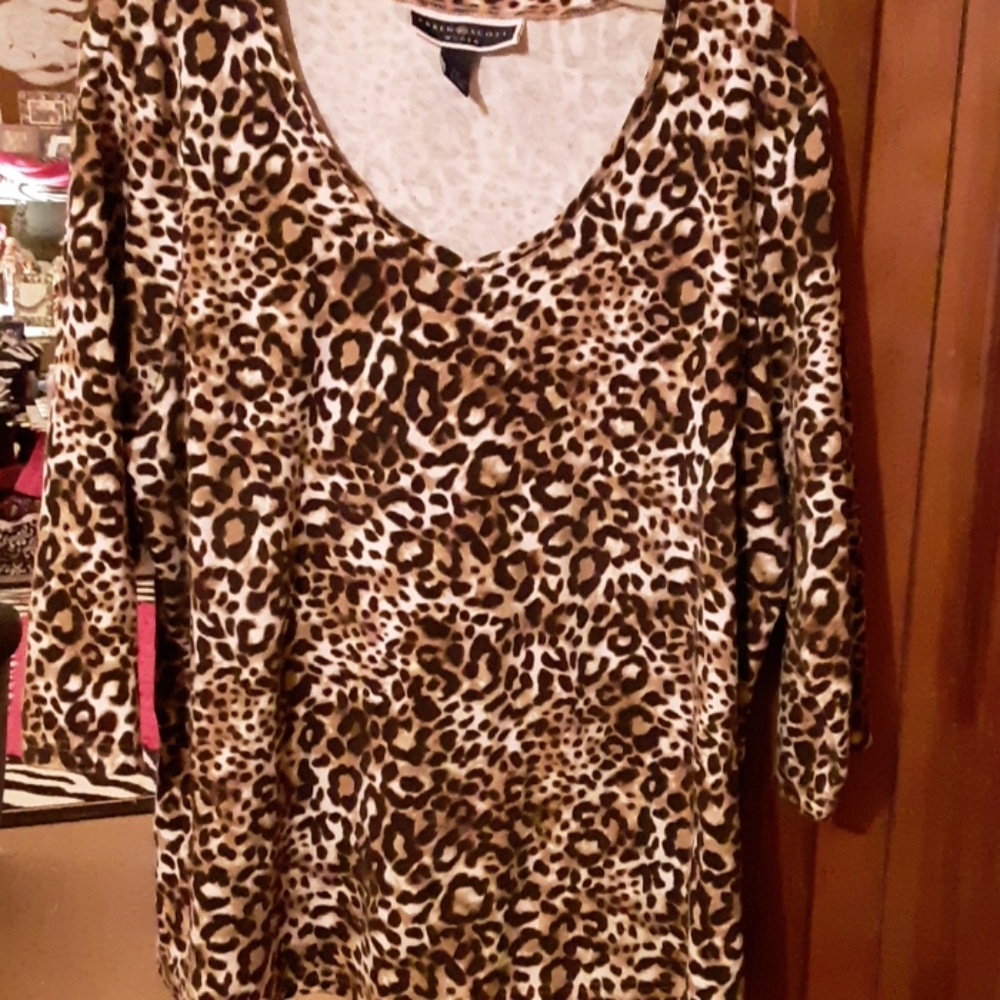 Womans leopard top